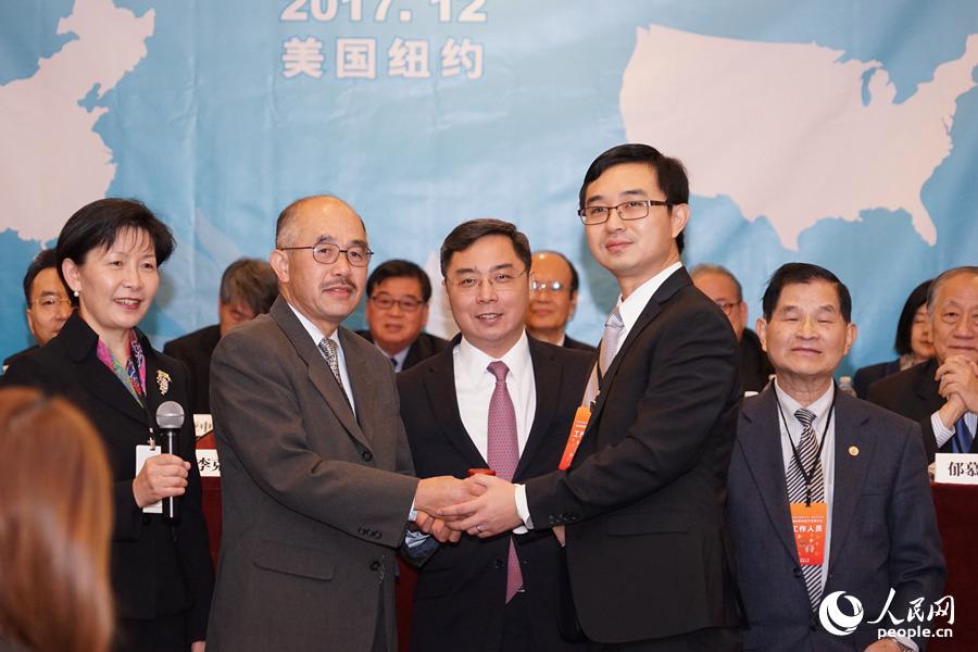 馬粵榮任新一屆全美中國和平統一促進會執行主席