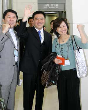 郝龙斌启程赴上海 见证台北市参与世博会的签