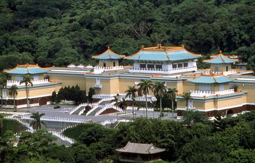 台北市景观:故宫博物院