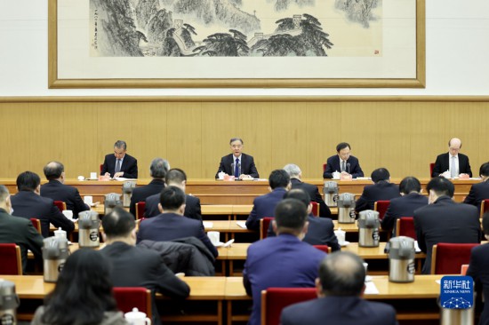 1月25日，2022年对台工作会议在北京举行。中共中央政治局常委、全国政协主席汪洋出席会议并讲话。新华社记者 刘彬 摄